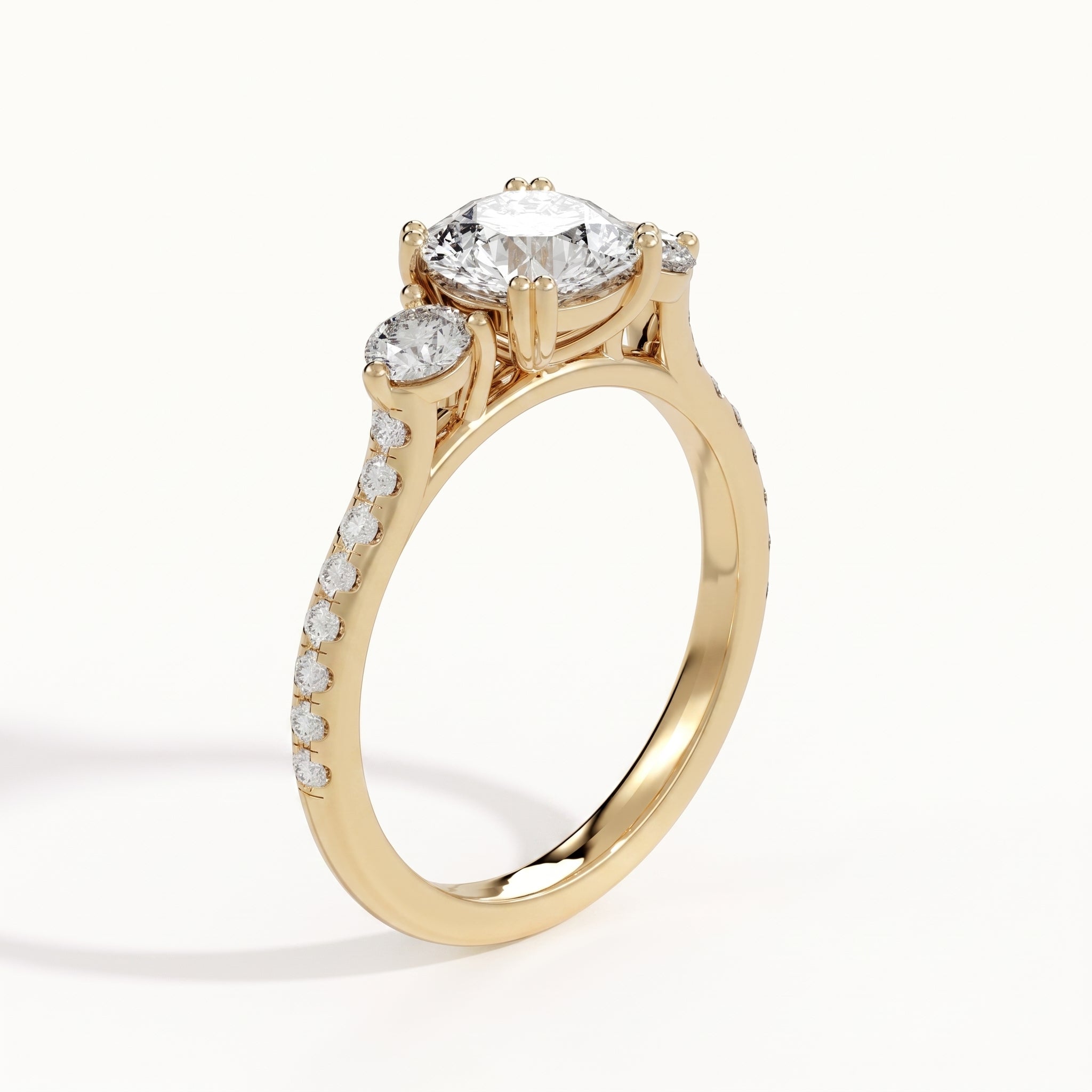 Monica - Yellow Gold - monica-YG-round-angle