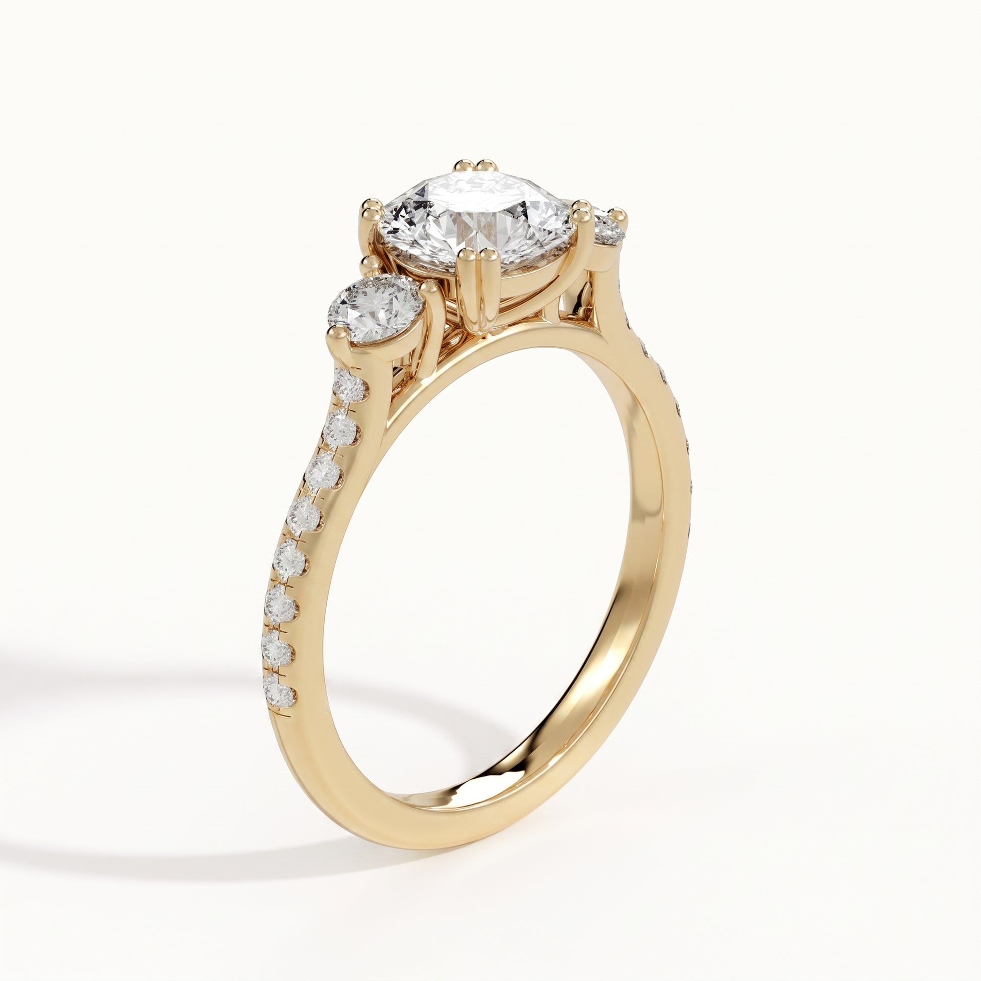 Monica - Yellow Gold - monica-YG-round-angle