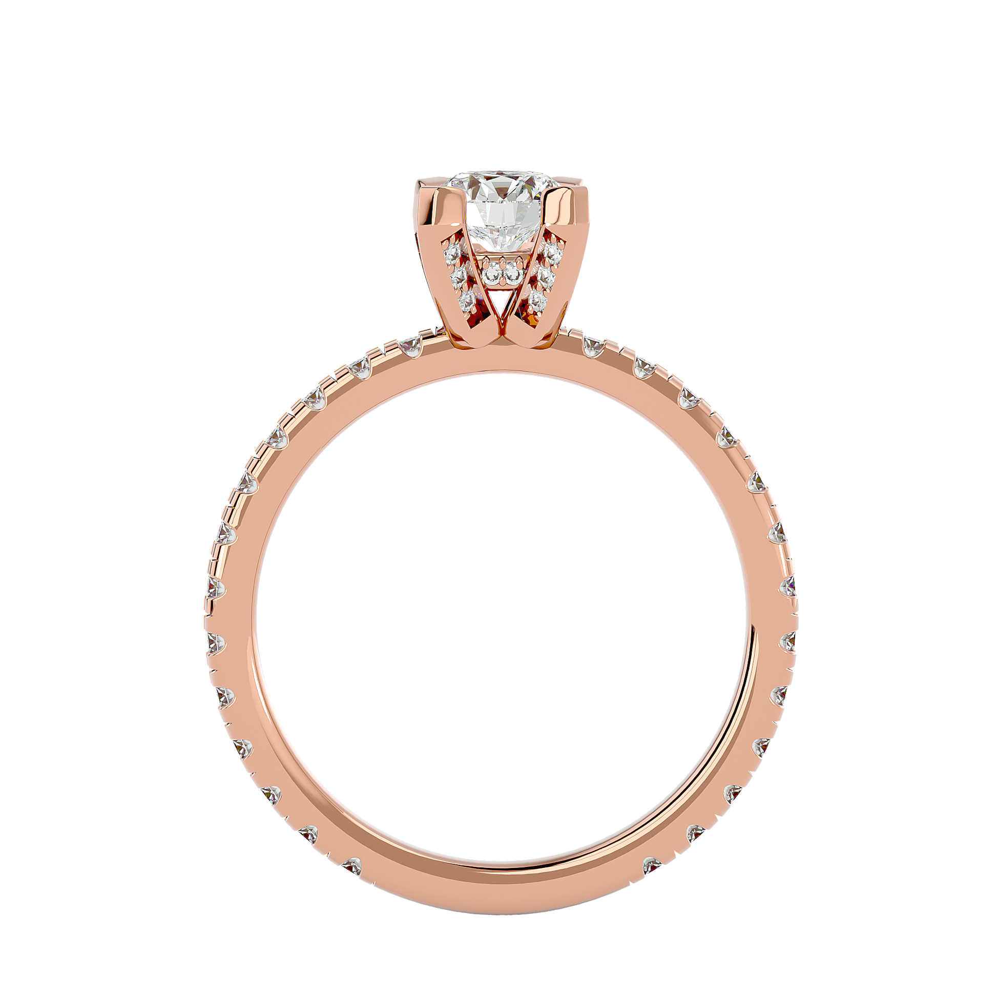 Naomi - Rose Gold - naomi-RG-round-front