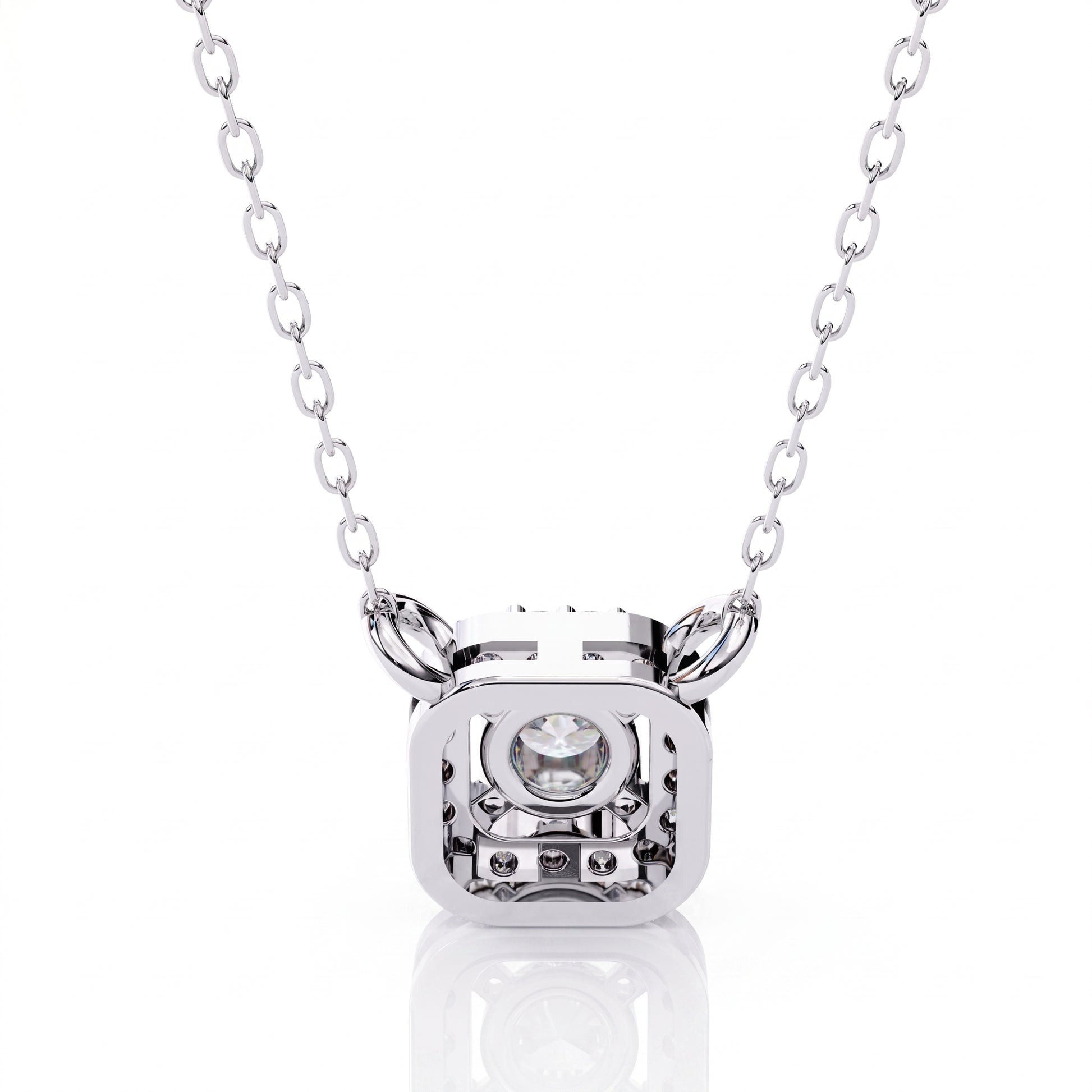 Niamh - White Gold - niamh-WG-cushion-angle