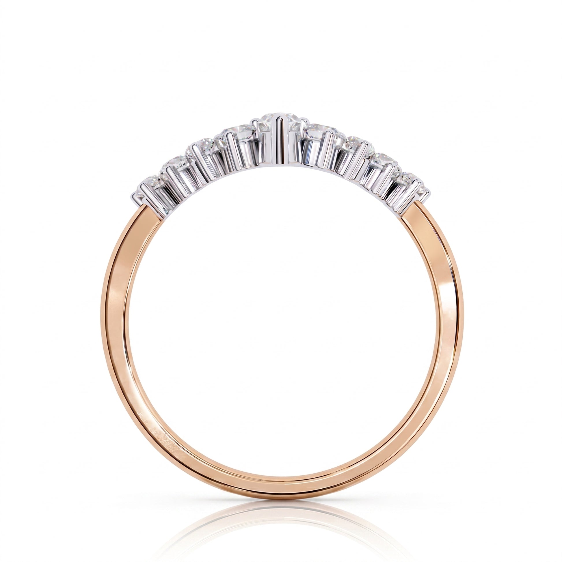Nina - Rose Gold - nina-RG-round-front