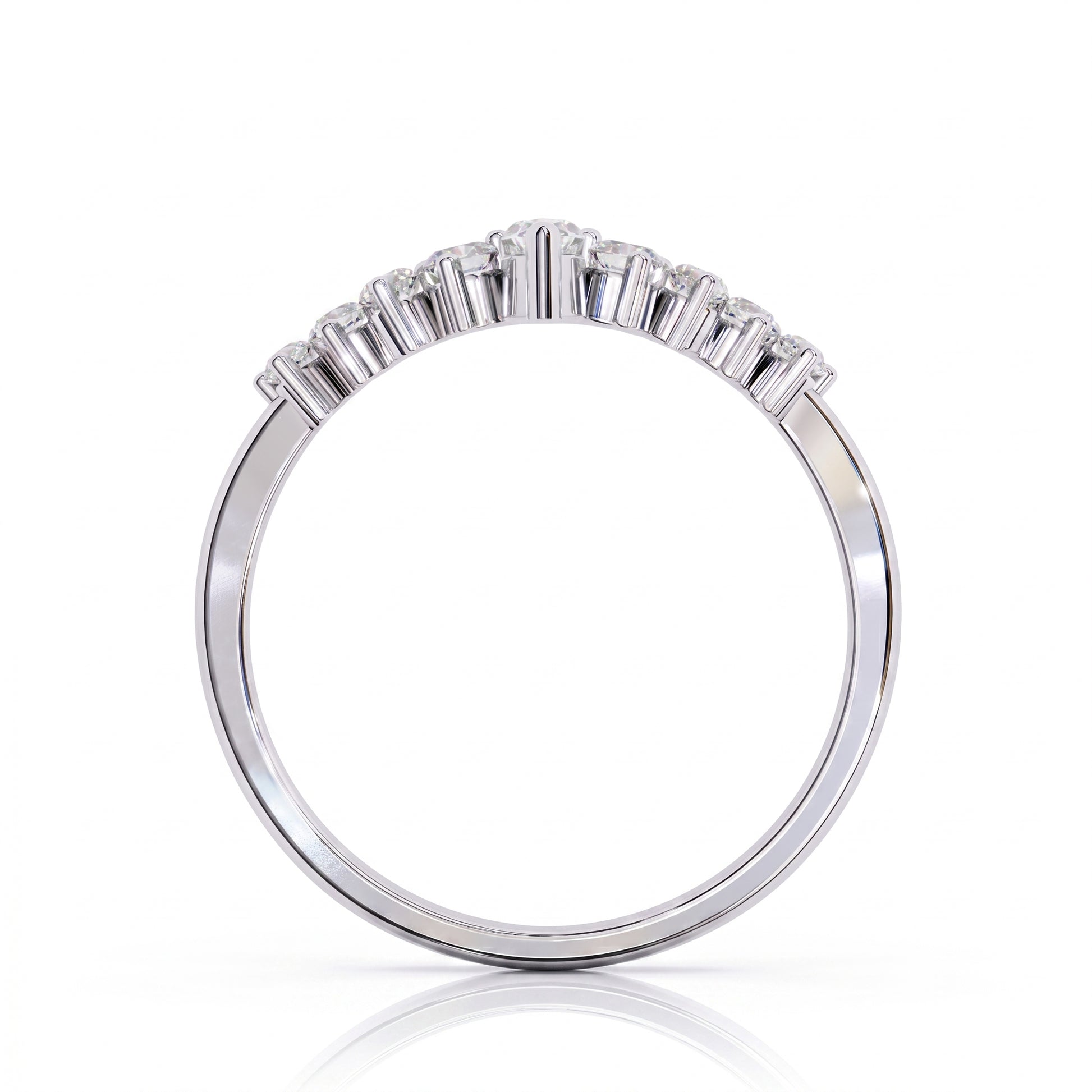 Nina - White Gold - nina-WG-round-front