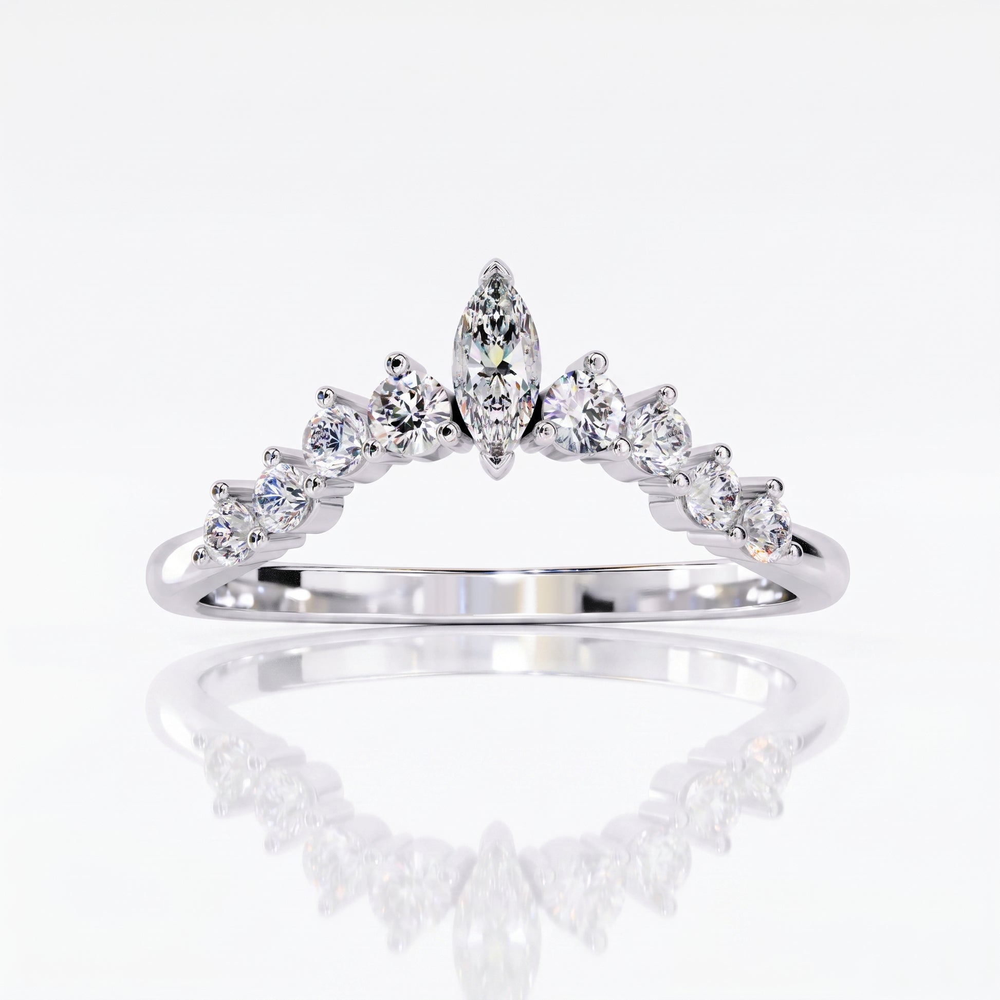 Nina - White Gold - nina-WG-round-top
