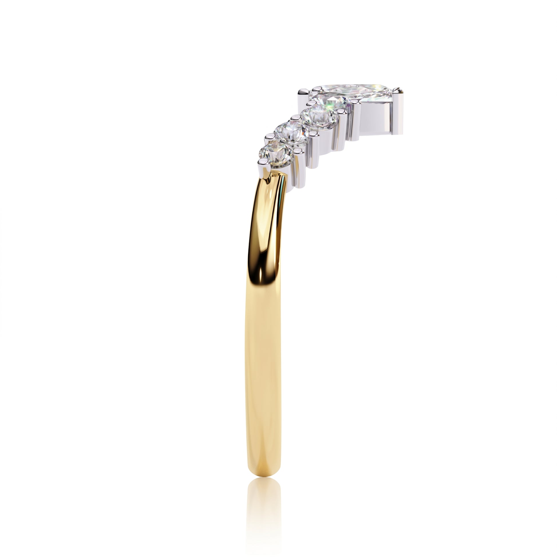 Nina - Yellow Gold - nina-YG-round-side