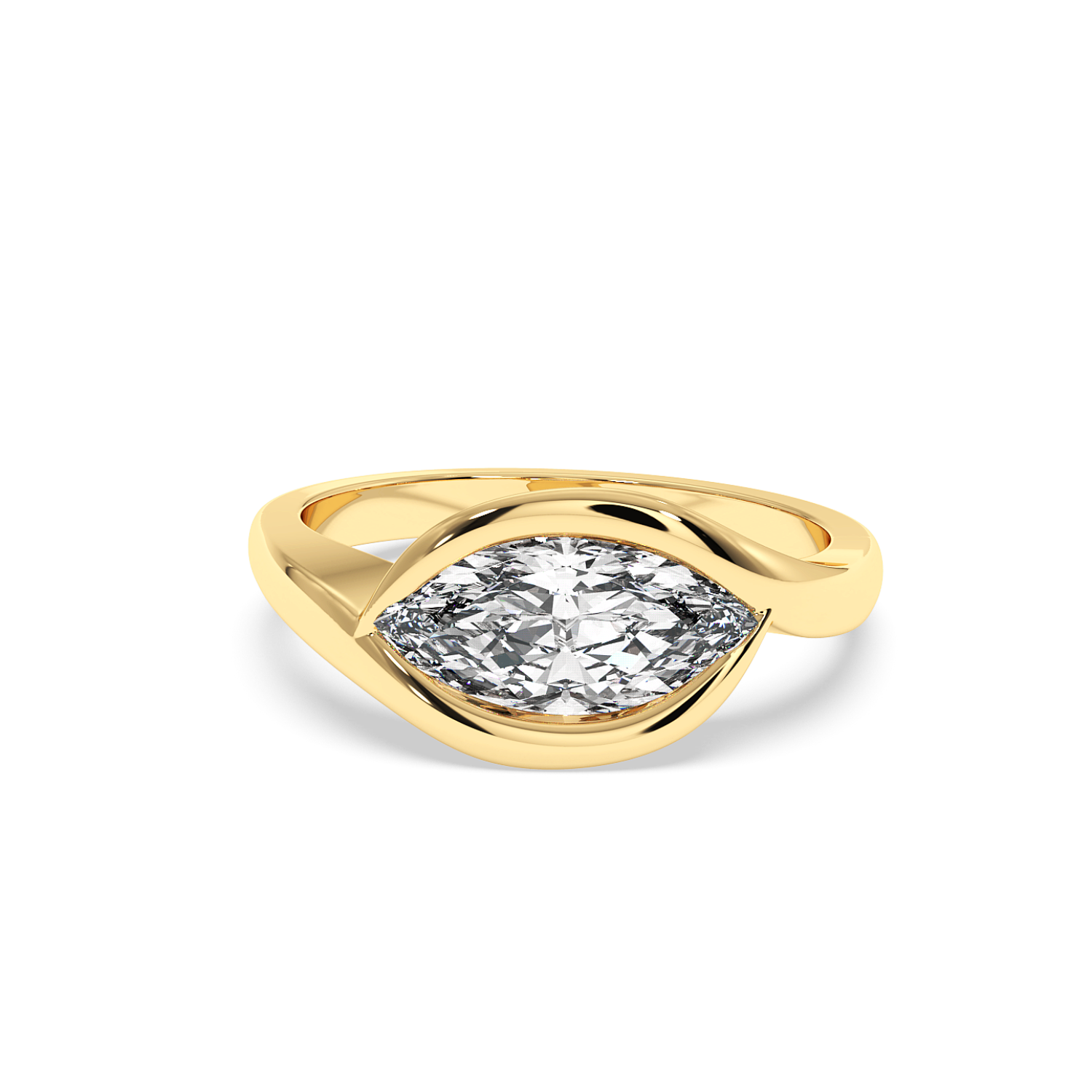 Noor - Yellow Gold - noor-YG-marquise-hero