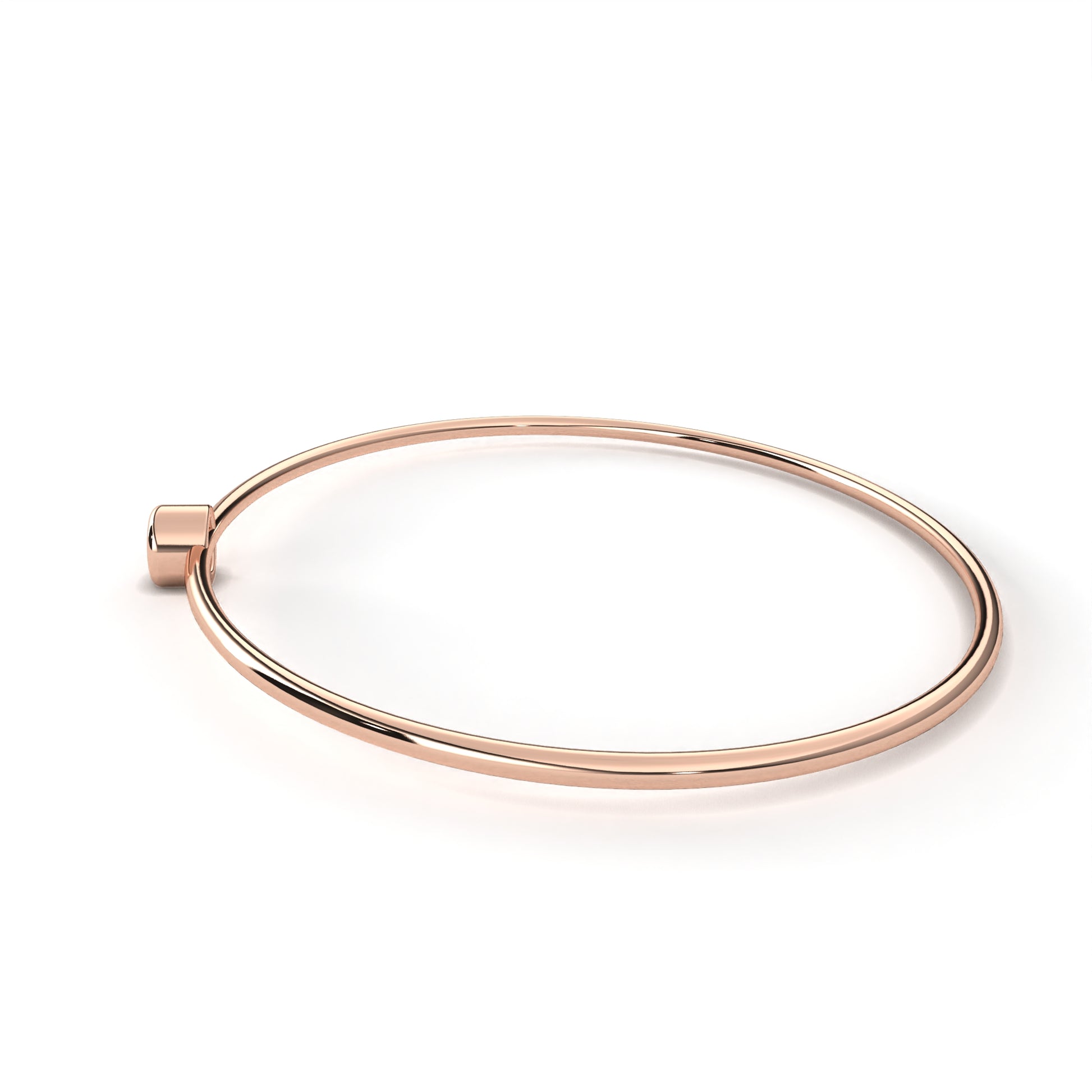 Nova - Rose Gold - nova-RG-round-side