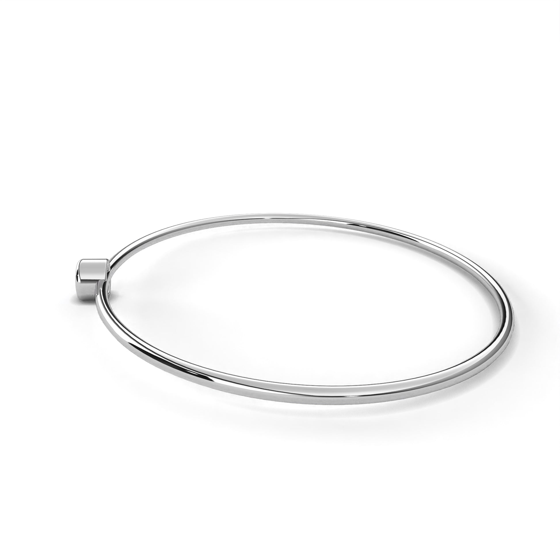 Nova - White Gold - nova-WG-round-side