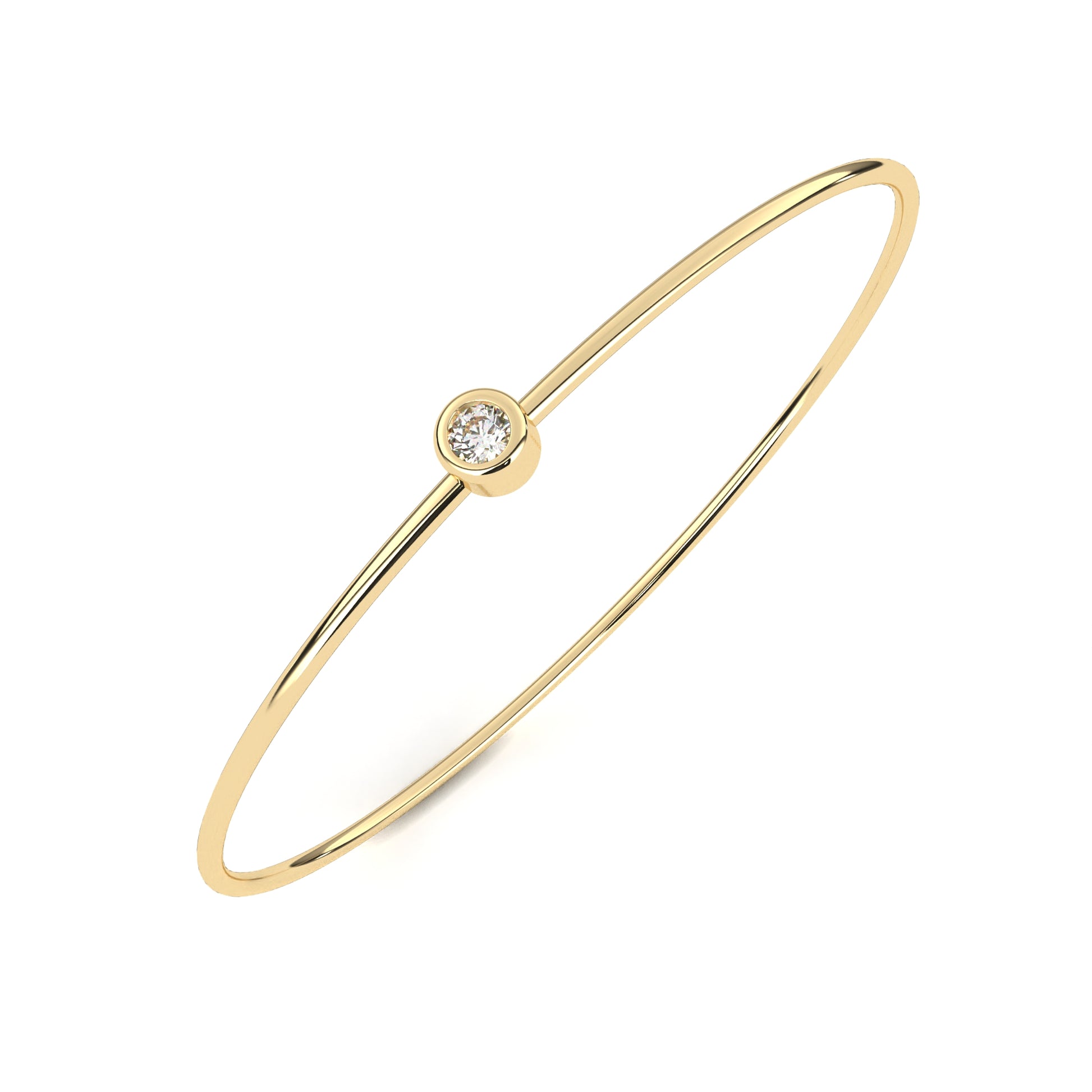 Nova - Yellow Gold - nova-YG-round-angle