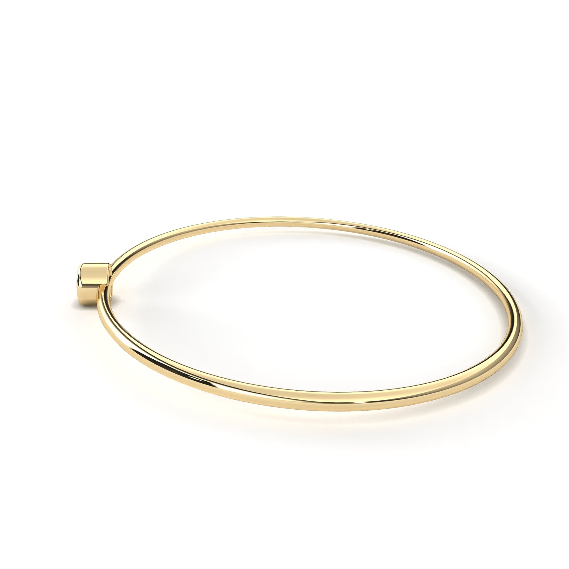 Nova - Yellow Gold - nova-YG-round-side