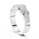 Odessa - Half Eternity Lab Grown Diamond Ring in 925 Sterling Silver