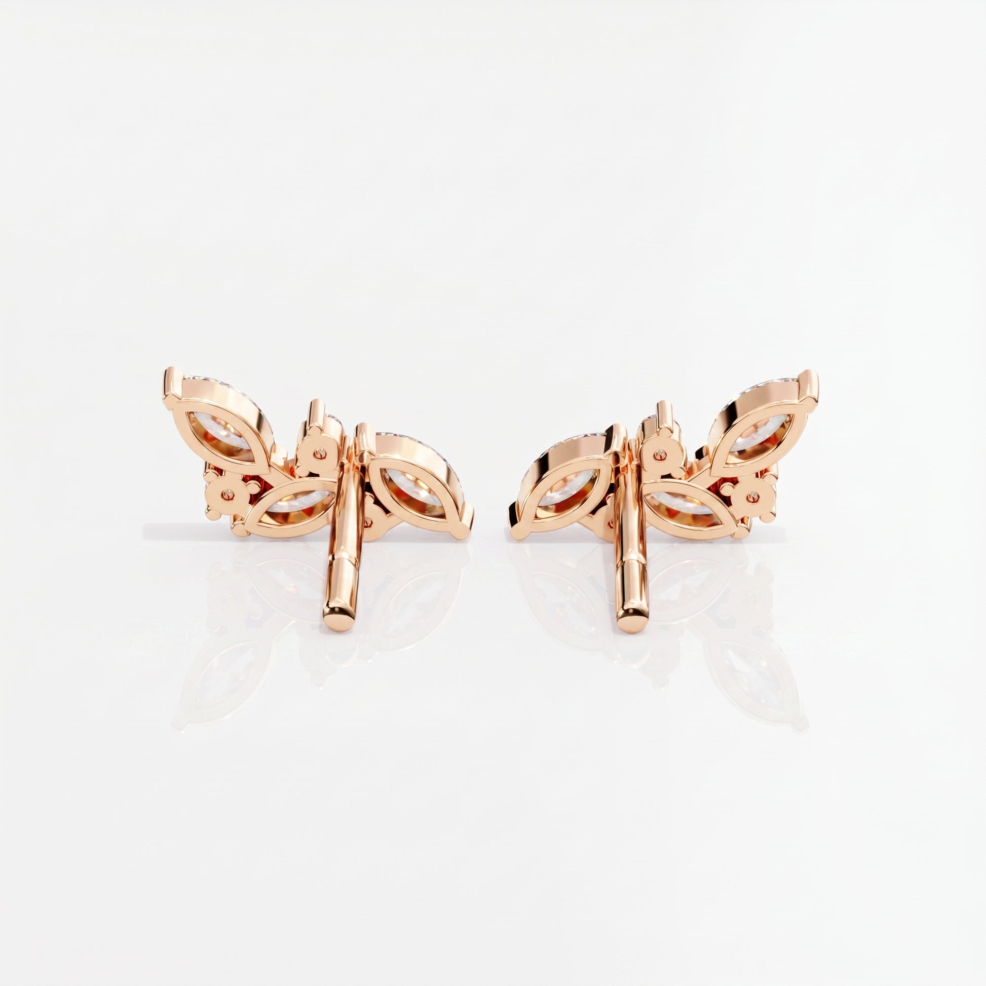Odette - Rose Gold - odette-RG-marquise-back