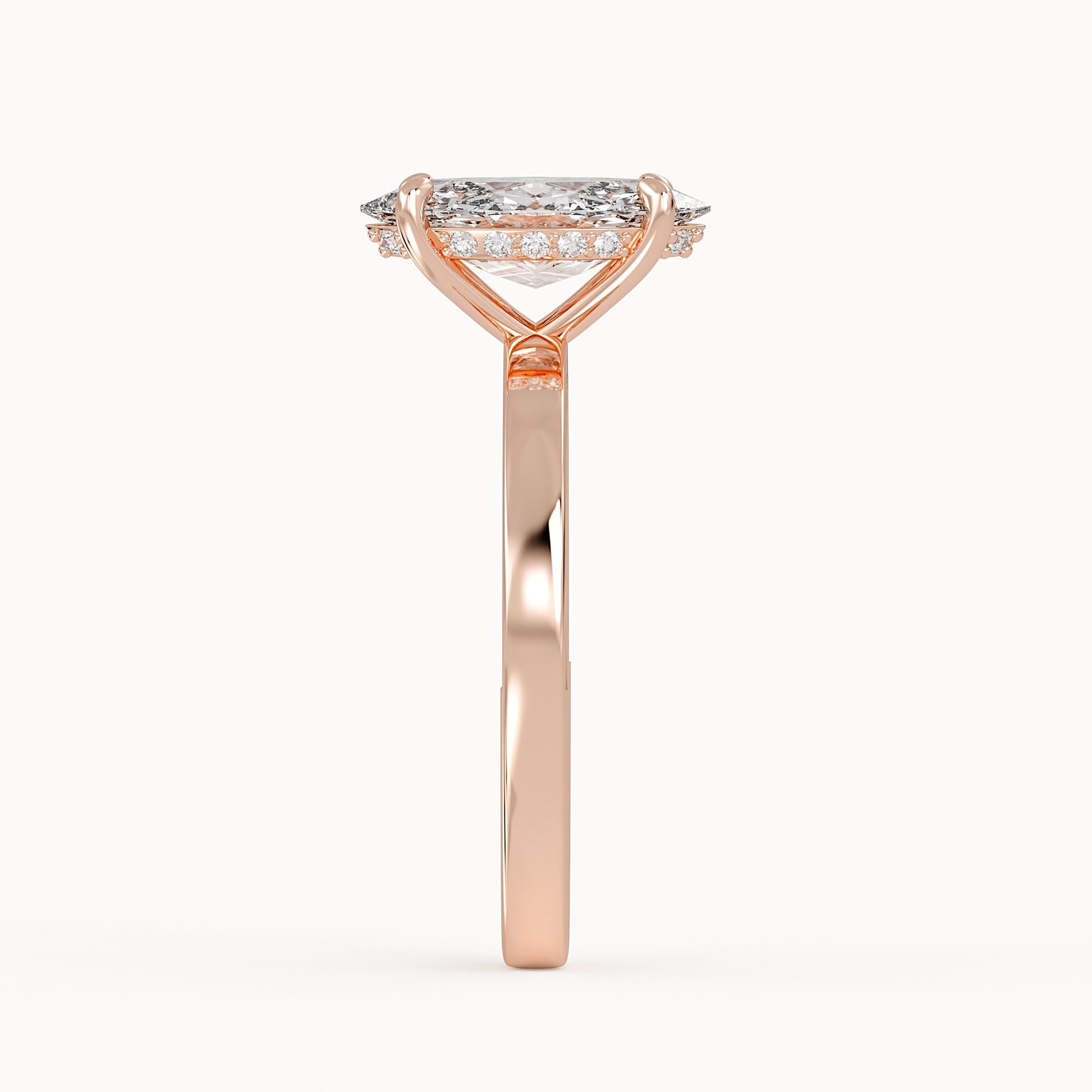 Olivia - Rose Gold - olivia-RG-marquise-side