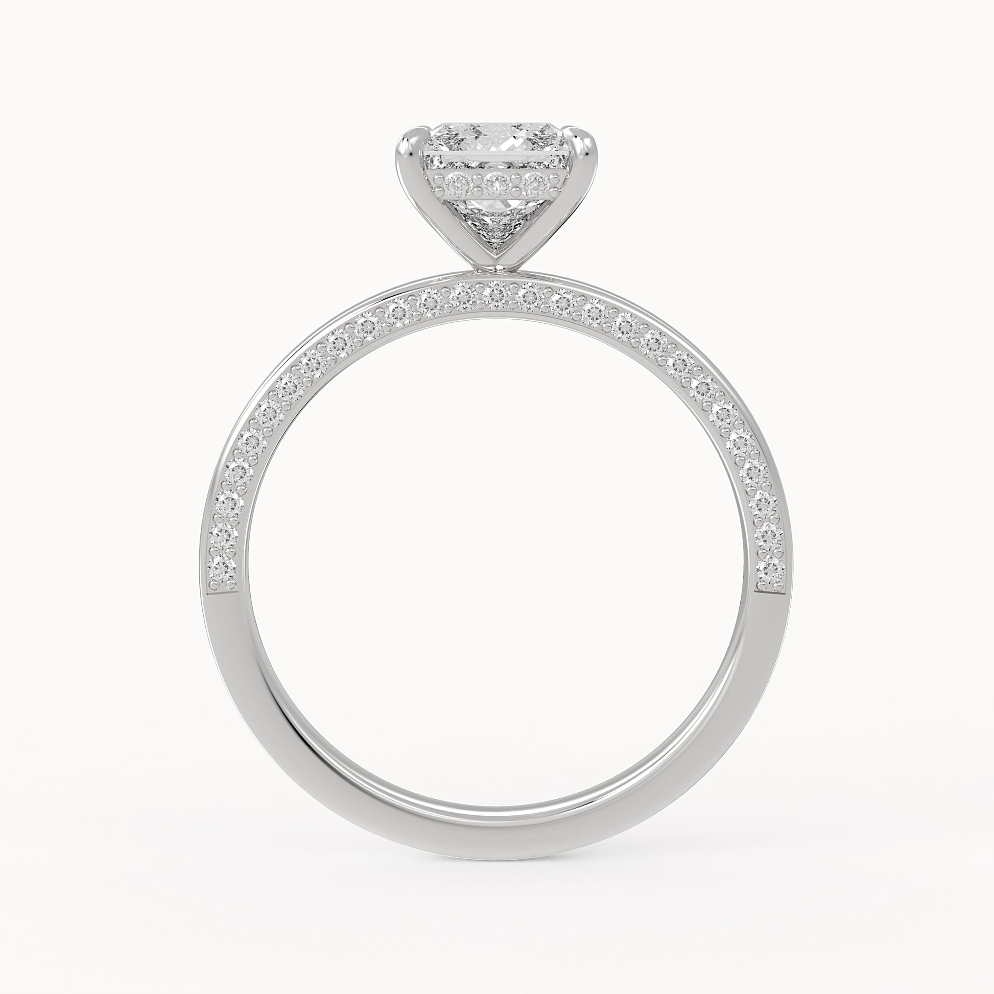 Olivia - White Gold - olivia-WG-princess-front