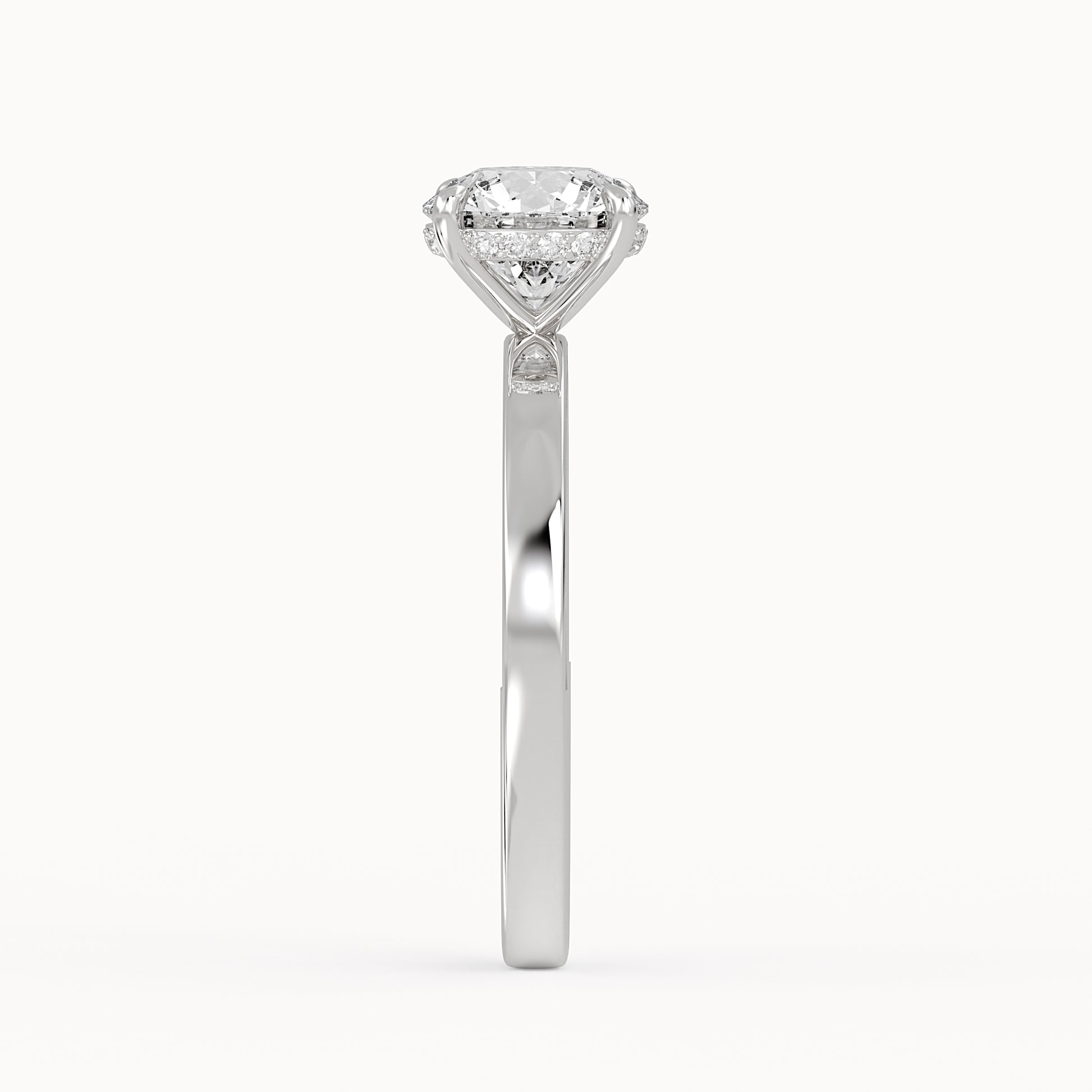 Olivia - White Gold - olivia-WG-round-side