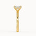 Olivia - Yellow Gold - olivia-YG-emerald-side