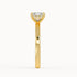 Olivia - Yellow Gold - olivia-YG-princess-side