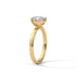 Opal - Yellow Gold - oval-side
