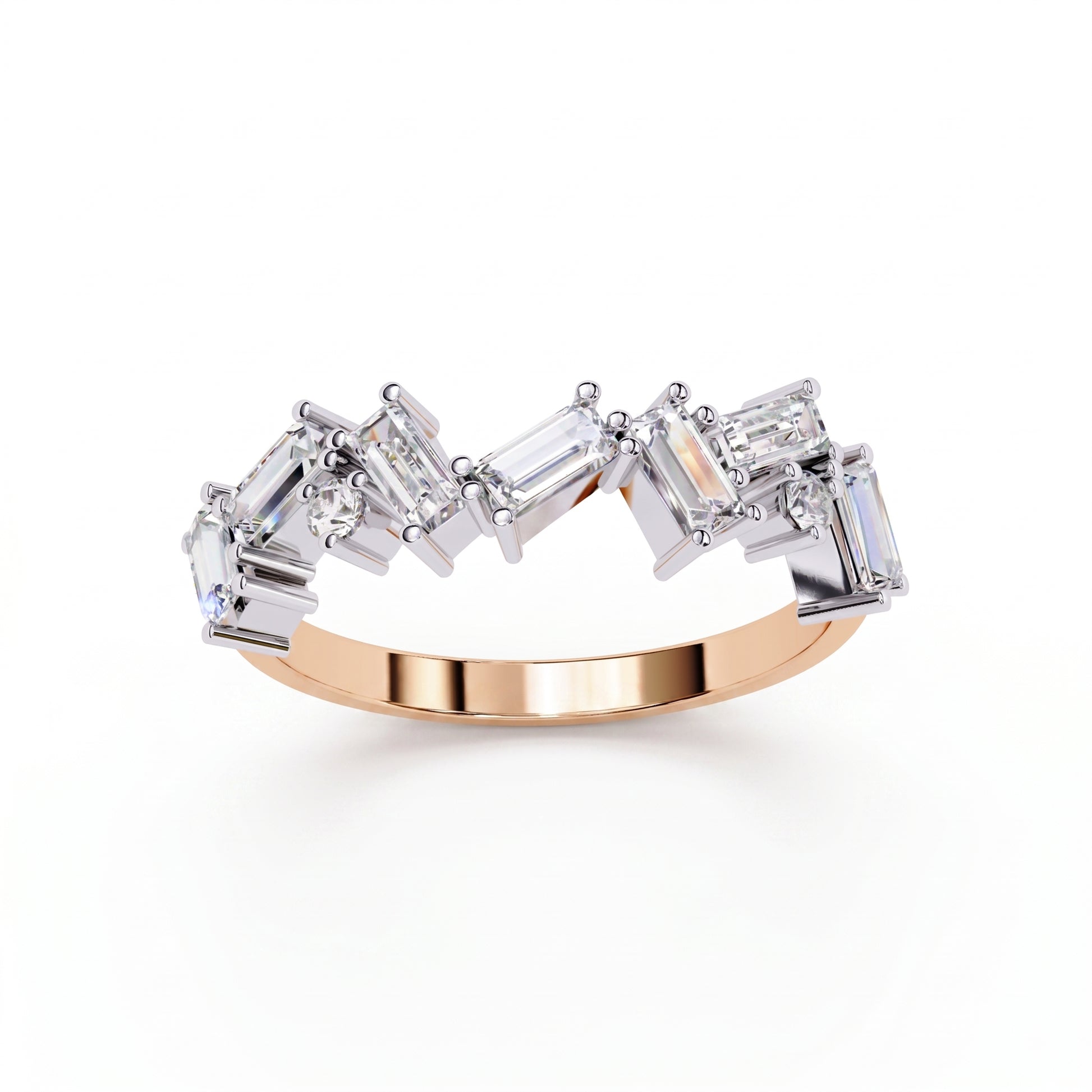 Ophelia - Rose Gold - ophelia-RG-emerald-angle