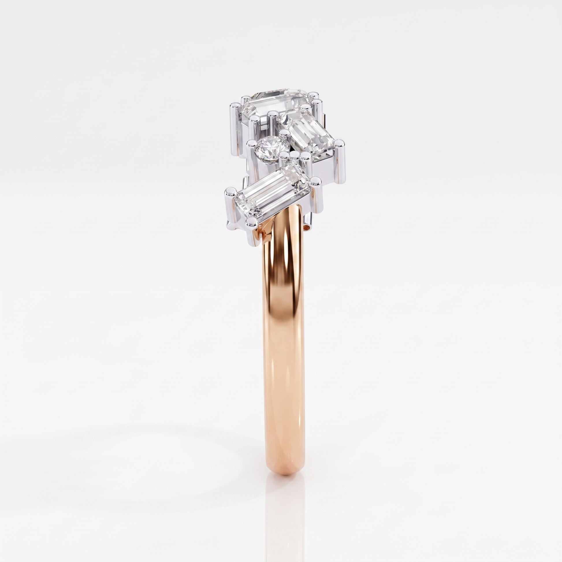 Ophelia - Yellow Gold - ophelia-YG-emerald-angle