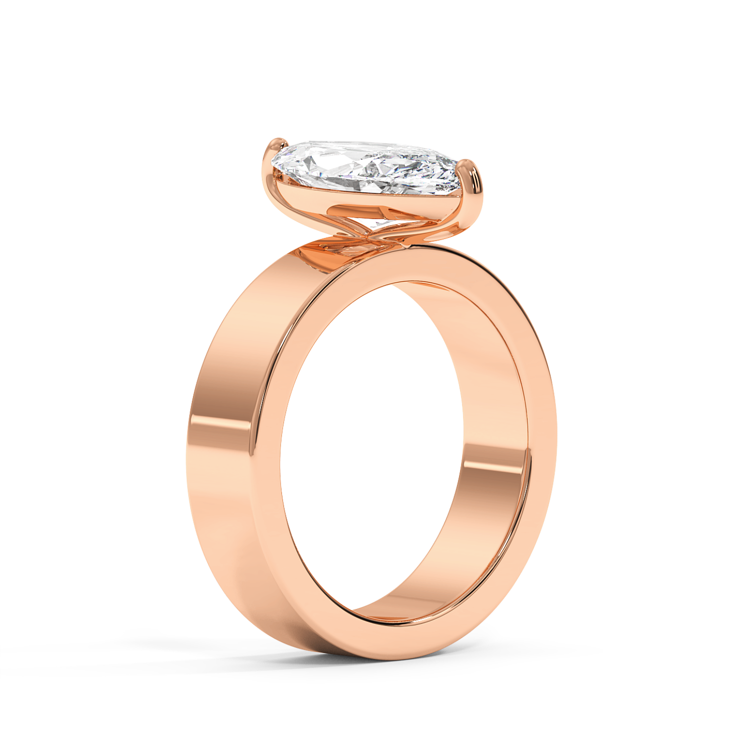 Radha - Rose Gold - radha-RG-marquise-angle