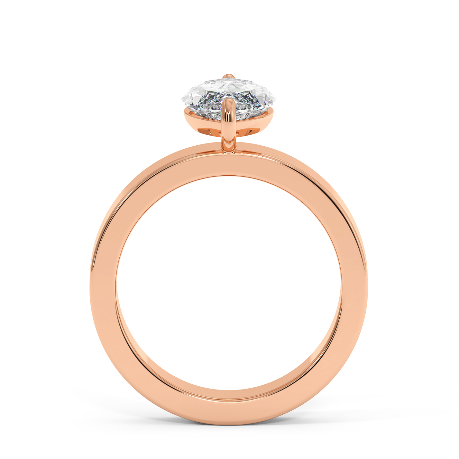Radha - Rose Gold - radha-RG-marquise-front
