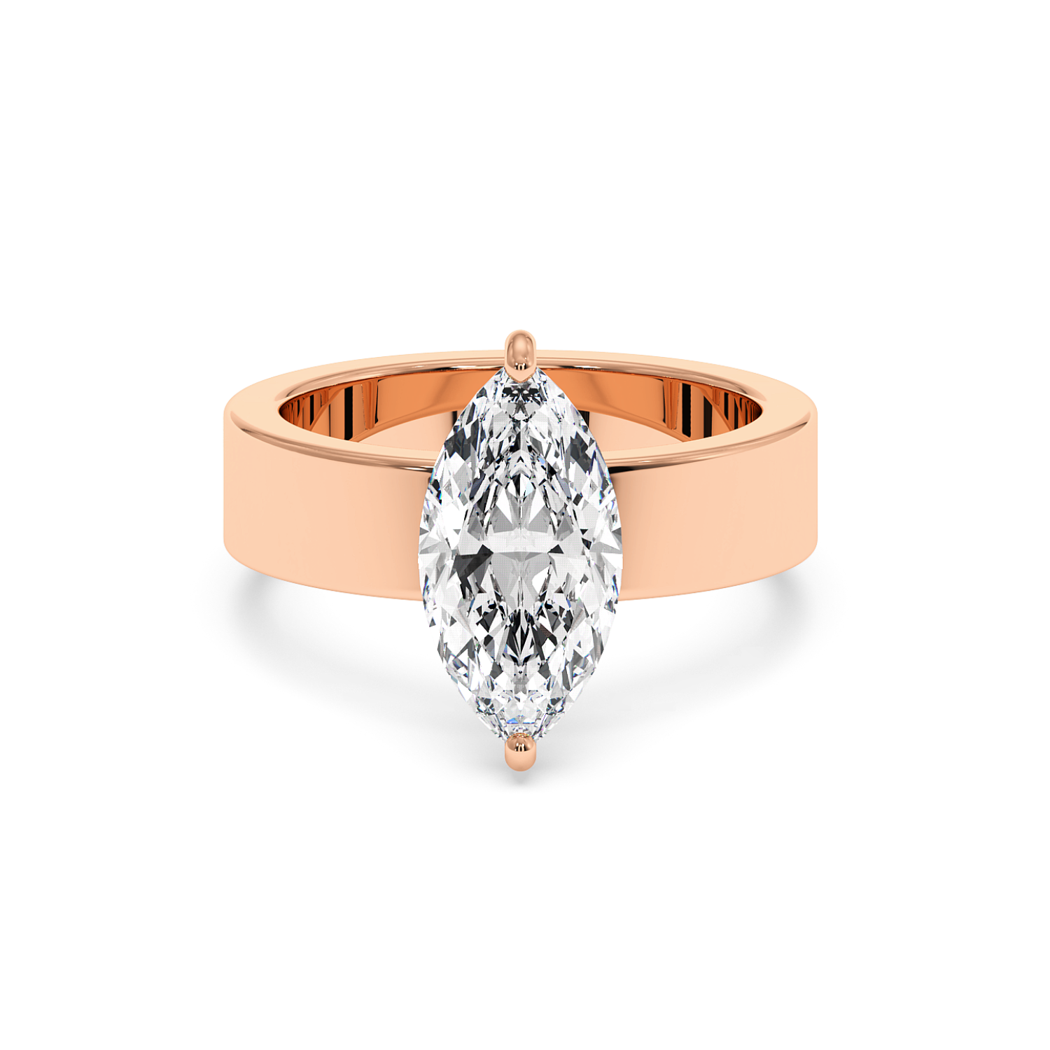 Radha - Rose Gold - radha-RG-marquise-hero
