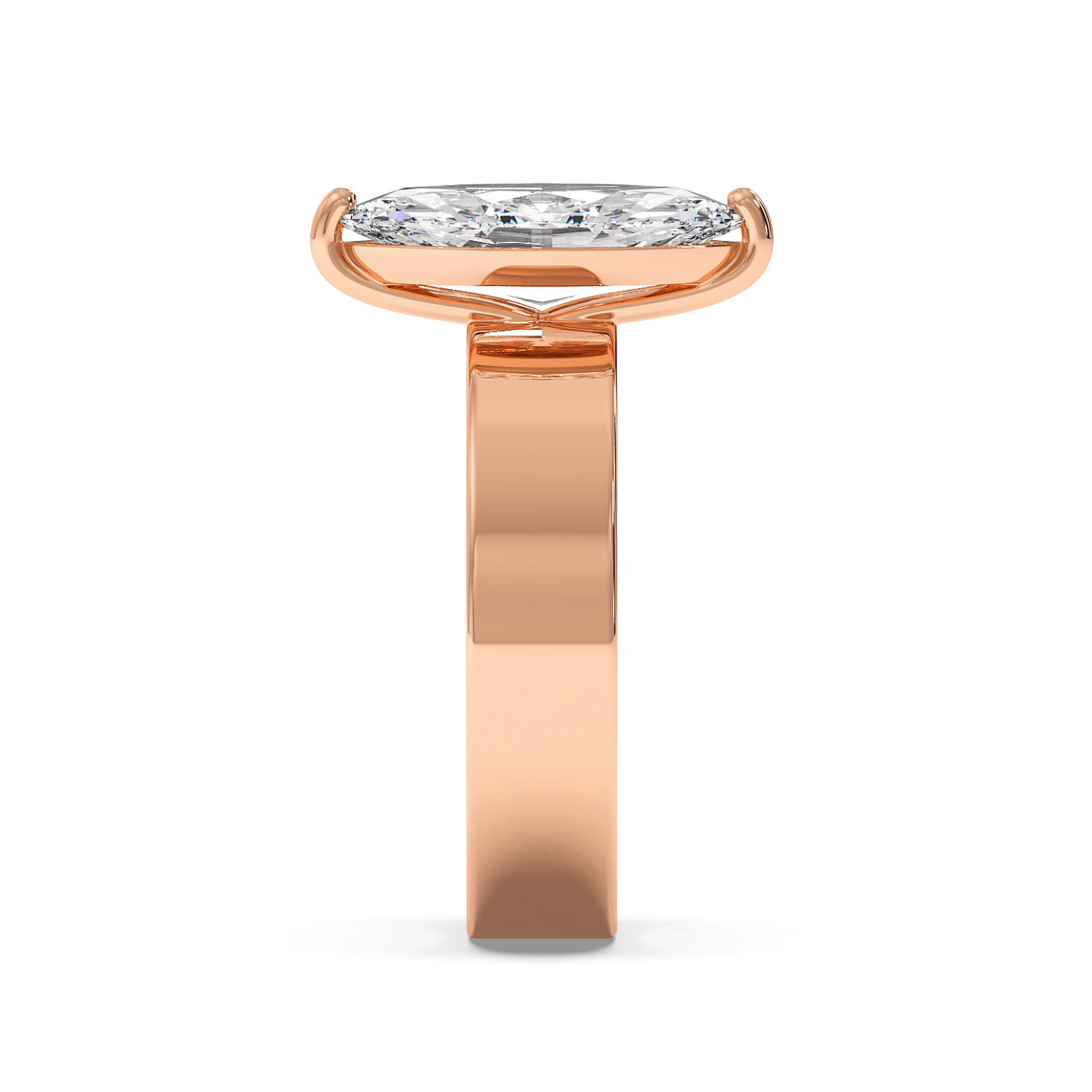 Radha - Rose Gold - radha-RG-marquise-side