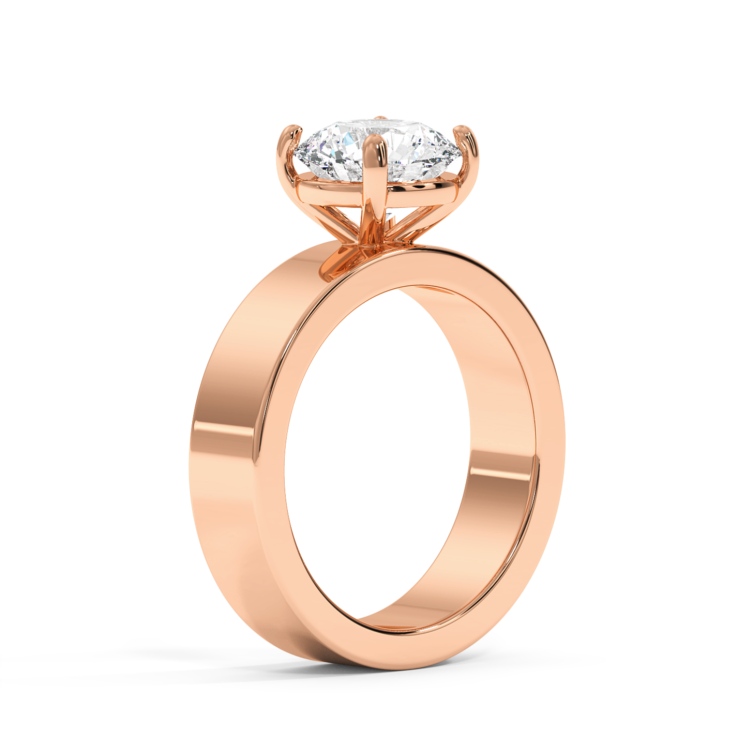 Radha - Rose Gold - radha-RG-round-angle