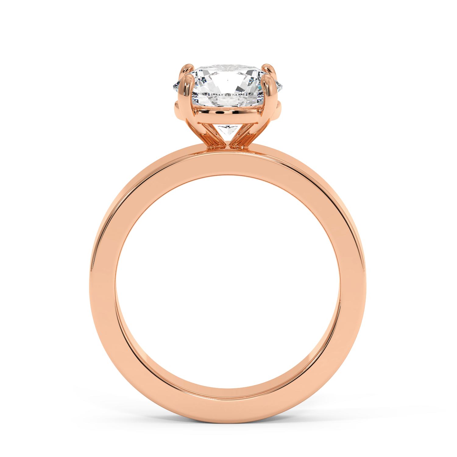 Radha - Rose Gold - radha-RG-round-front