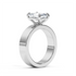 Radha - White Gold - radha-WG-emerald-angle
