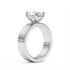 Radha - White Gold - radha-WG-oval-angle