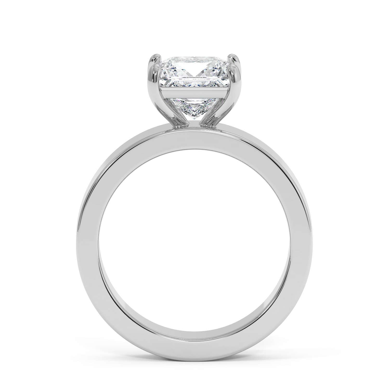 Radha - White Gold - radha-WG-princess-front