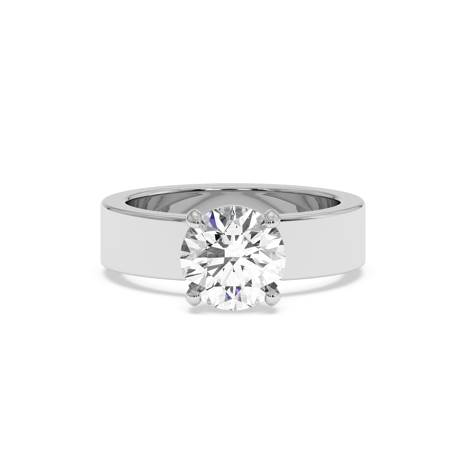 Radha - White Gold - radha-WG-round-hero