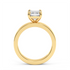 Radha - Yellow Gold - radha-YG-emerald-front