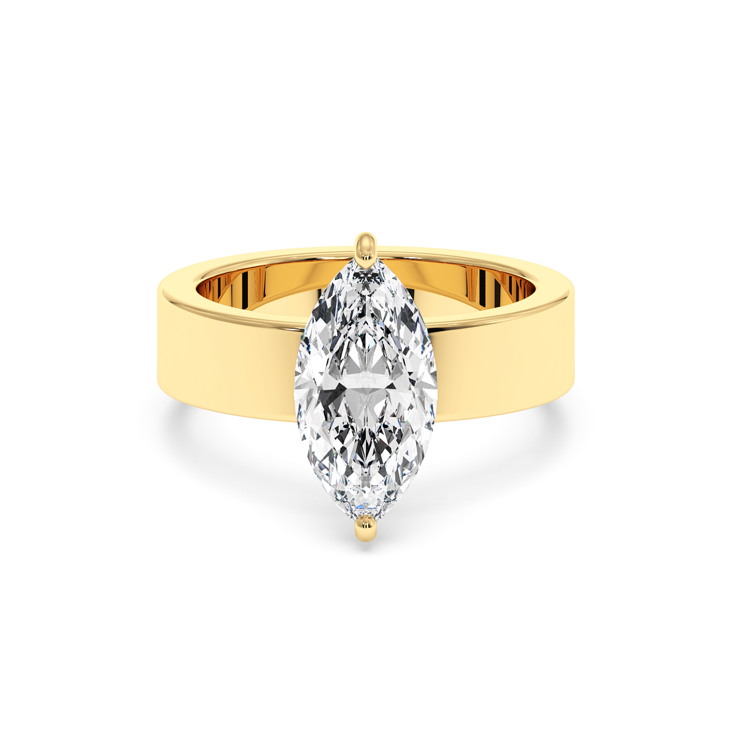 Radha - Yellow Gold - radha-YG-marquise-hero