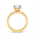 Radha - Yellow Gold - radha-YG-round-front