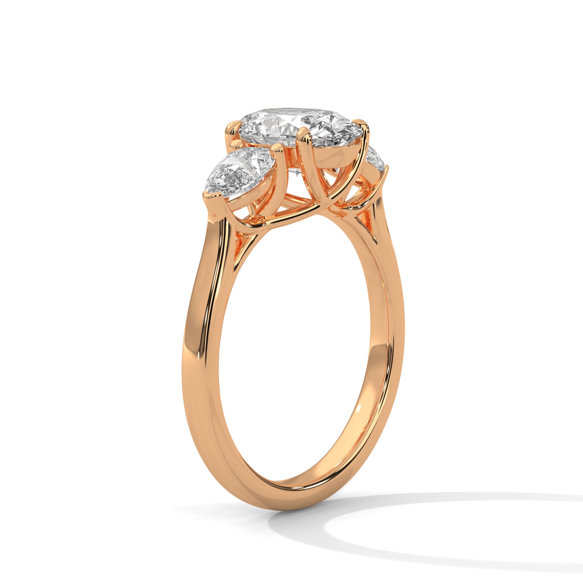 Rae - Rose Gold - oval-angle