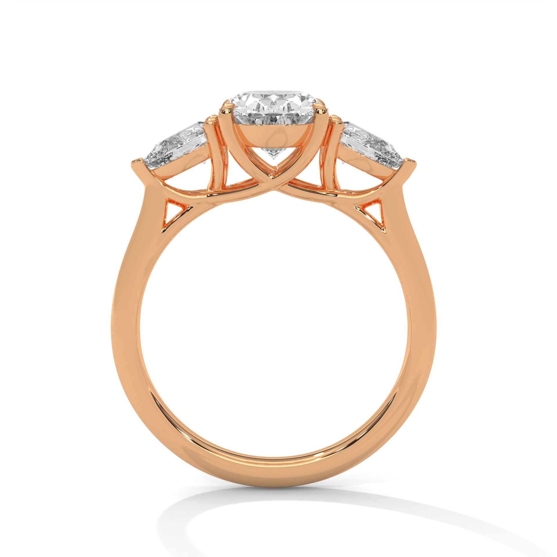 Rae - Rose Gold - oval-front
