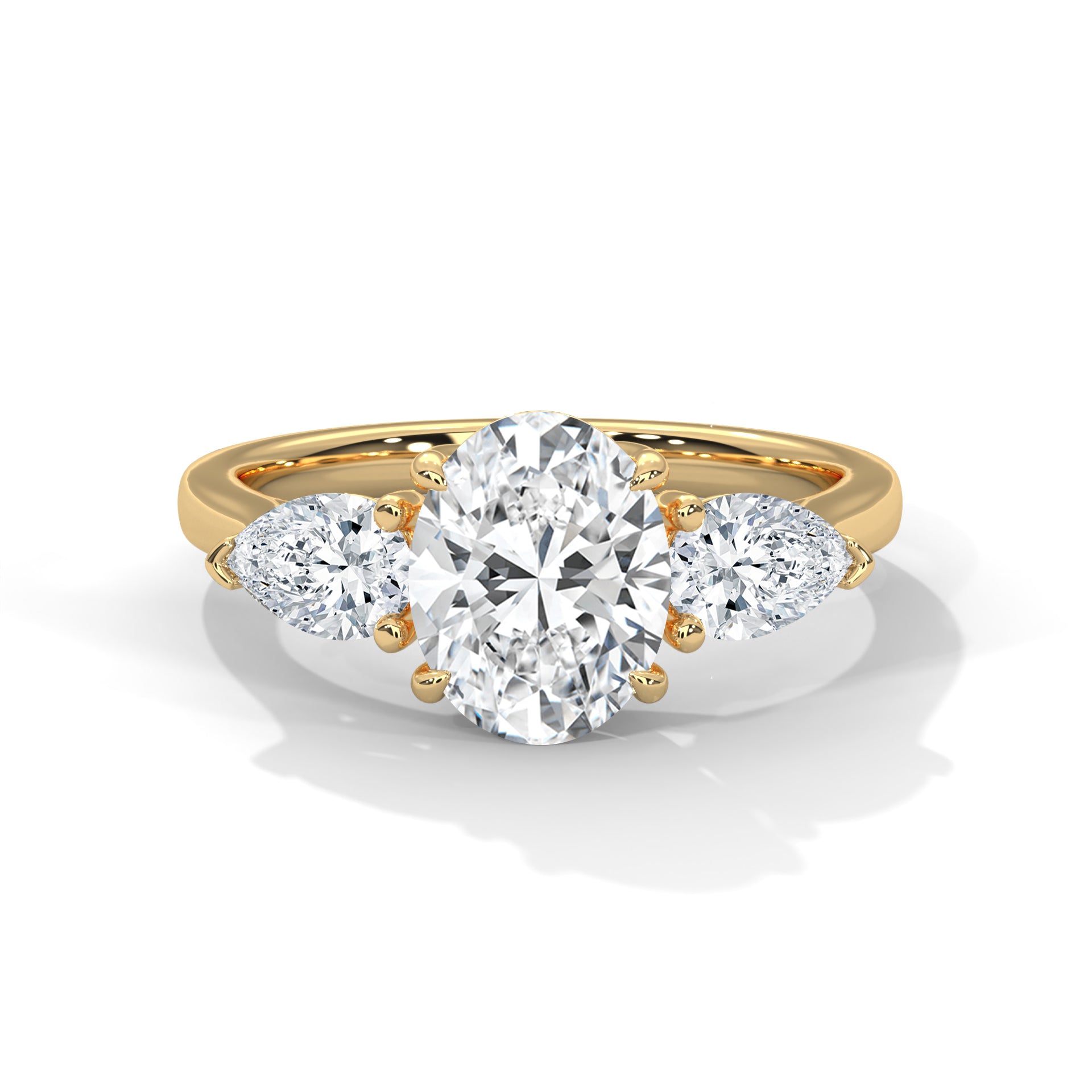 Rae - Yellow Gold - oval-hero