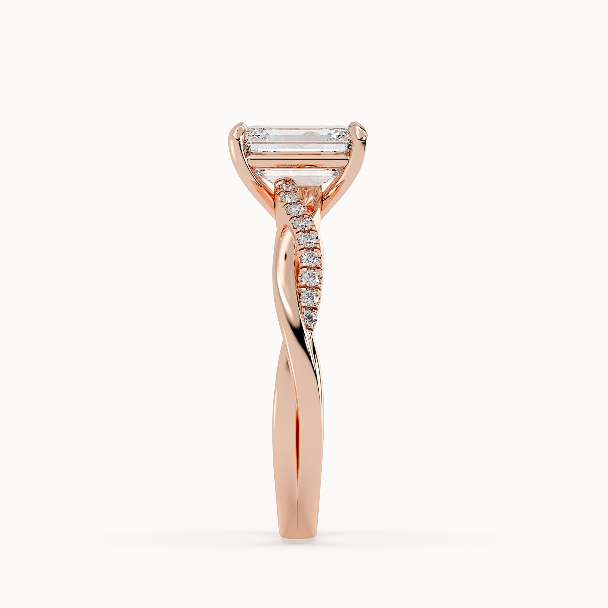 Riley - Rose Gold - riley-RG-emerald-side