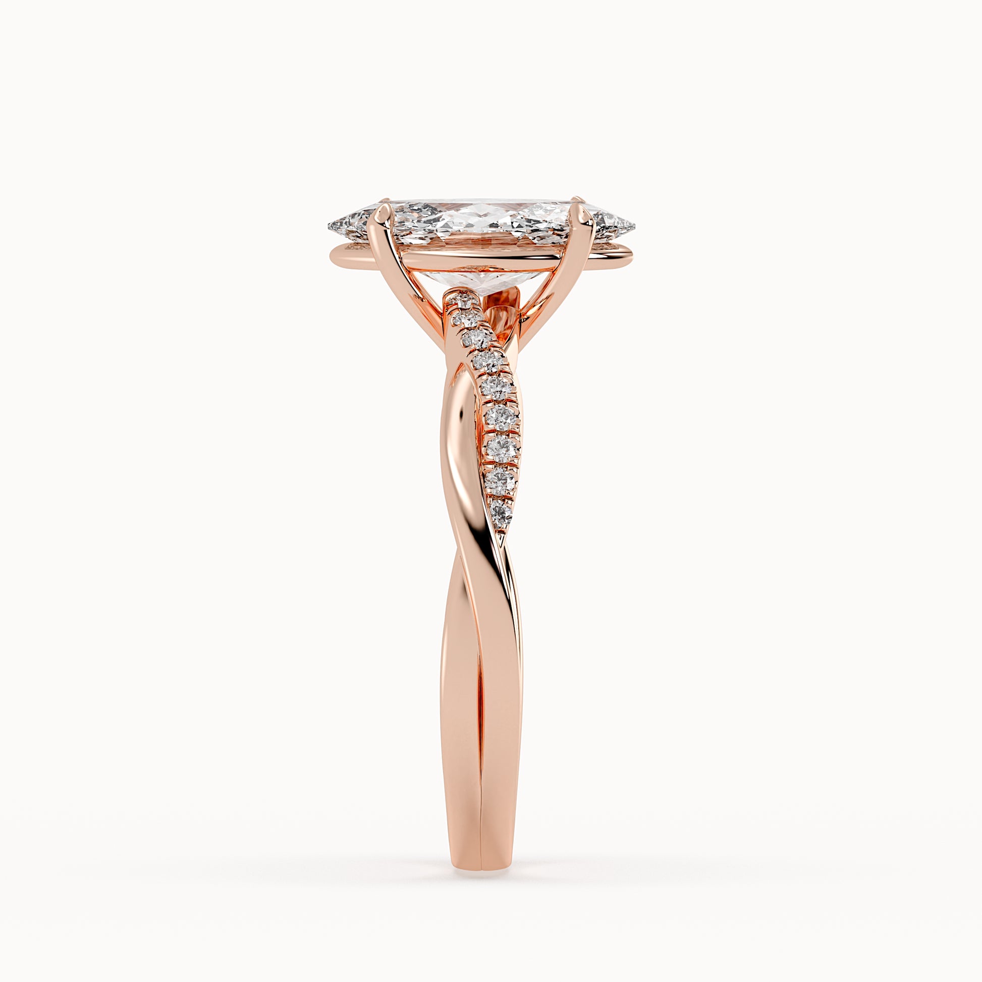 Riley - Rose Gold - riley-RG-marquise-side