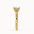 Riley - Yellow Gold - riley-YG-princess-side