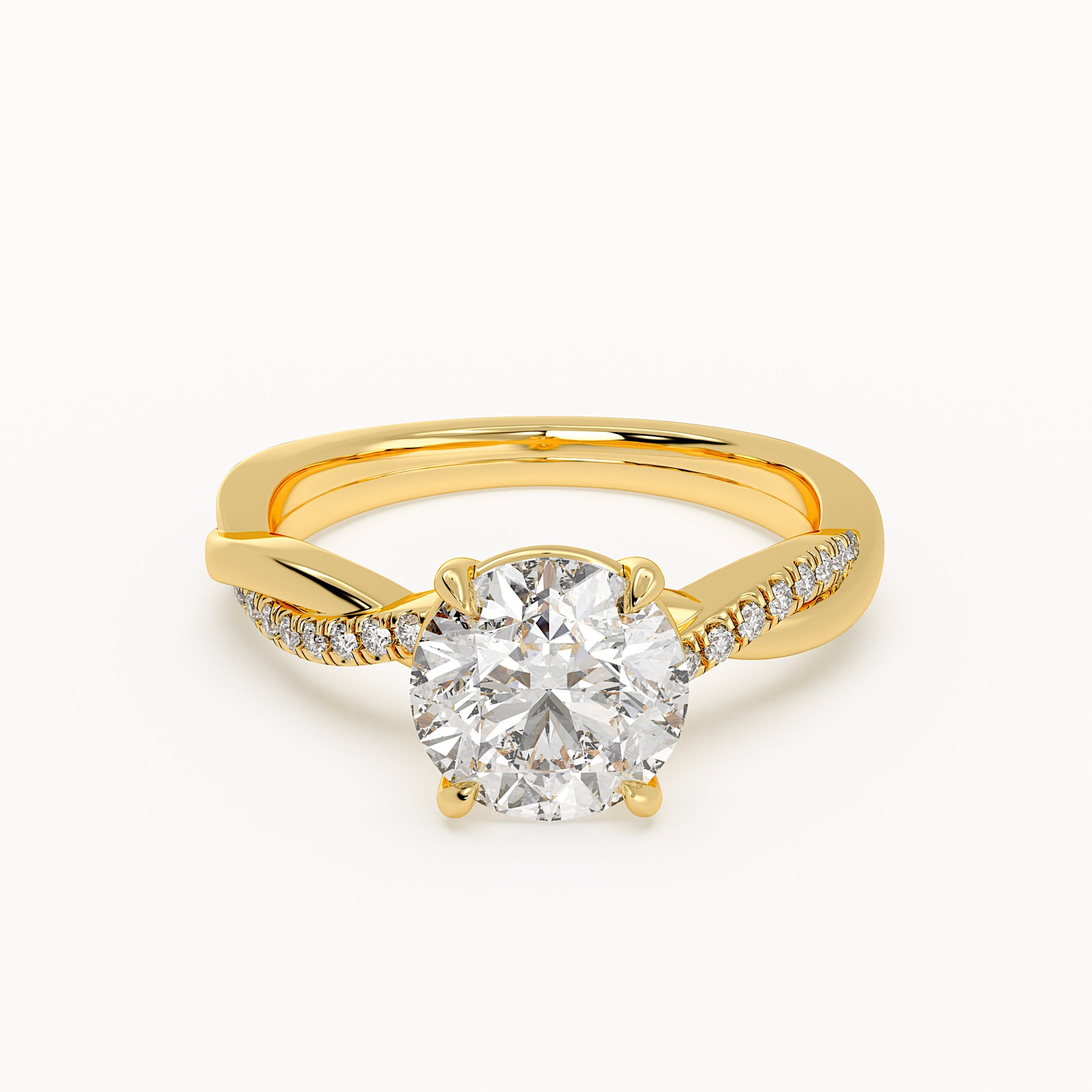 Riley - Yellow Gold - riley-YG-round-hero