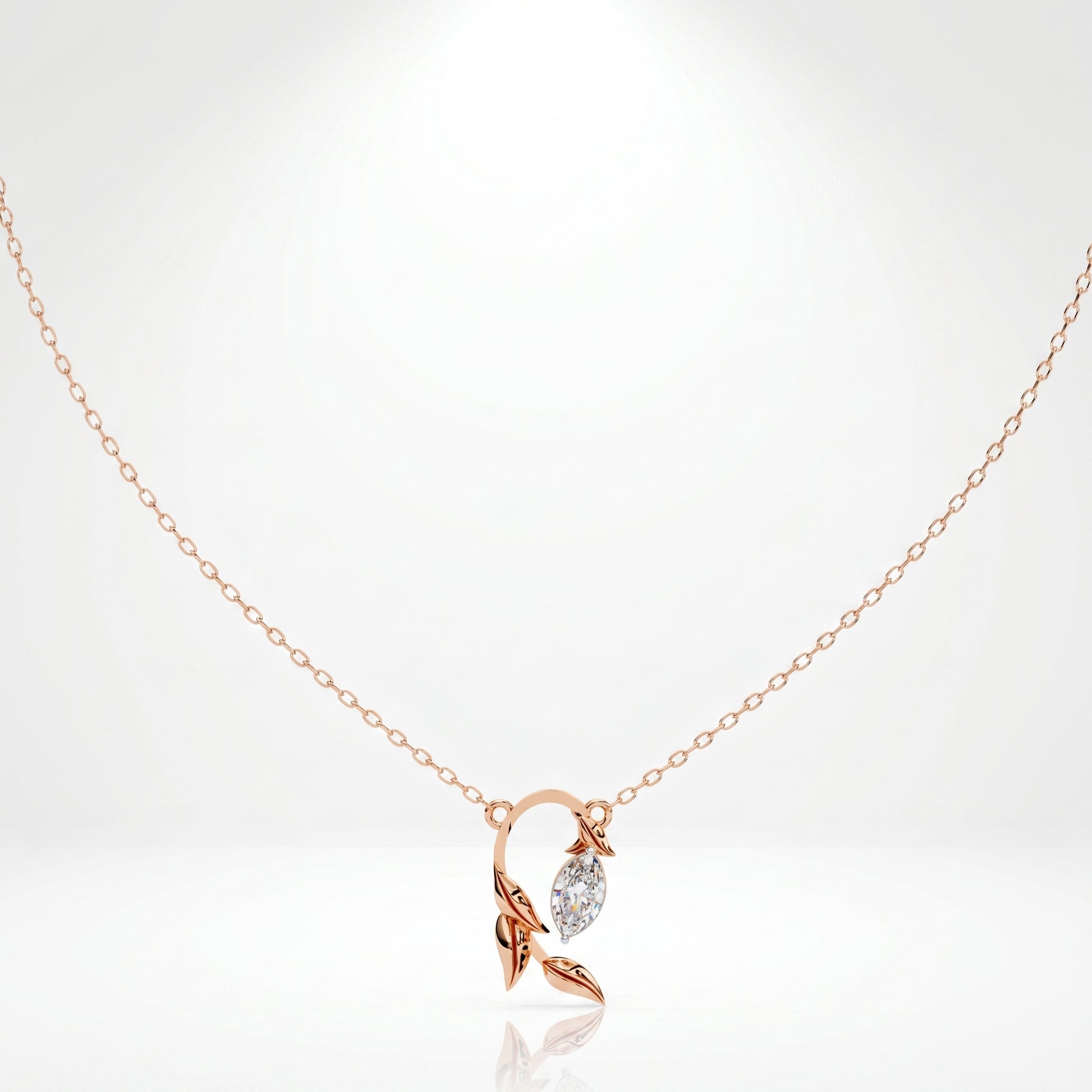 Rosalie - Rose Gold - rosalie-RG-marquise-angle