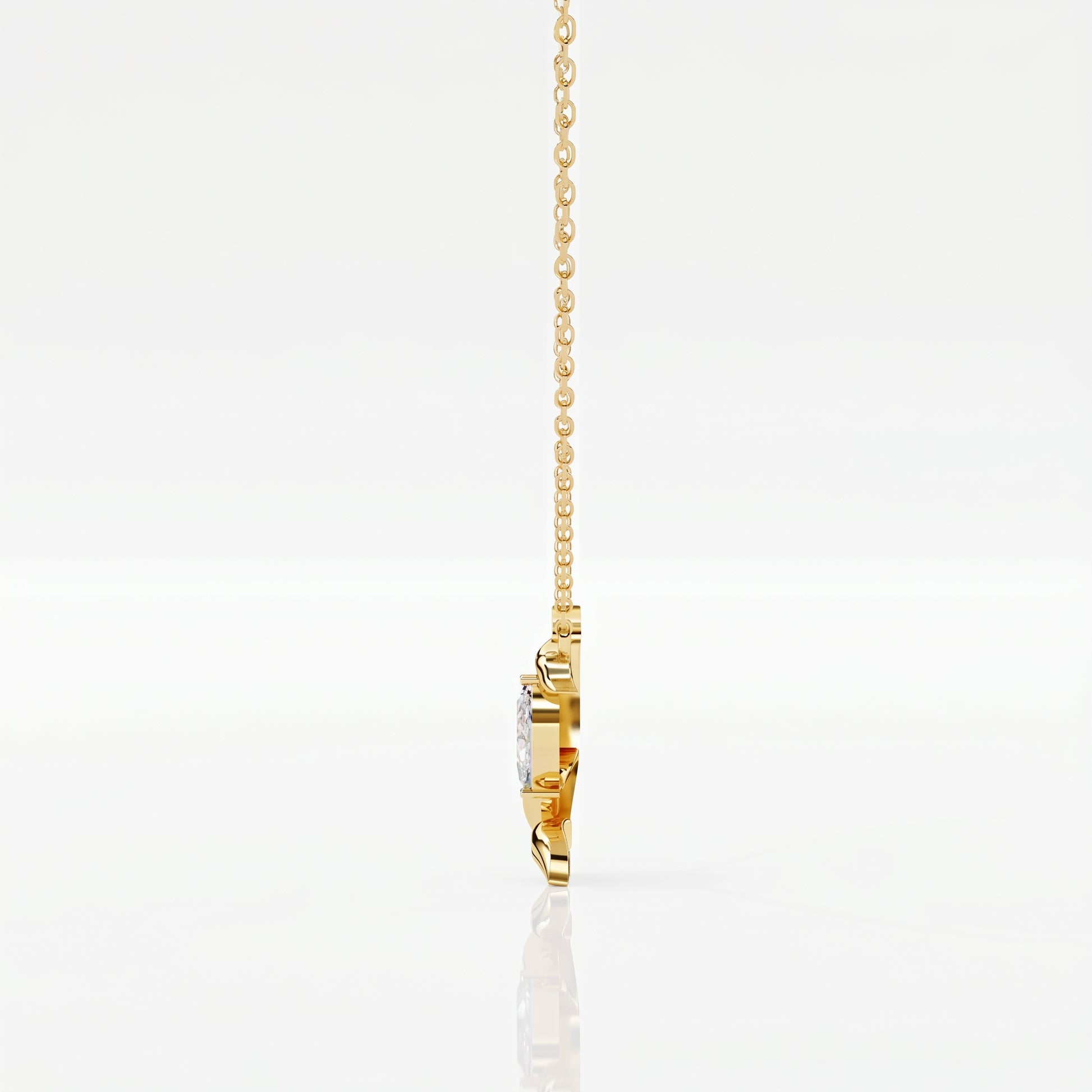Rosalie - Yellow Gold - rosalie-YG-marquise-side