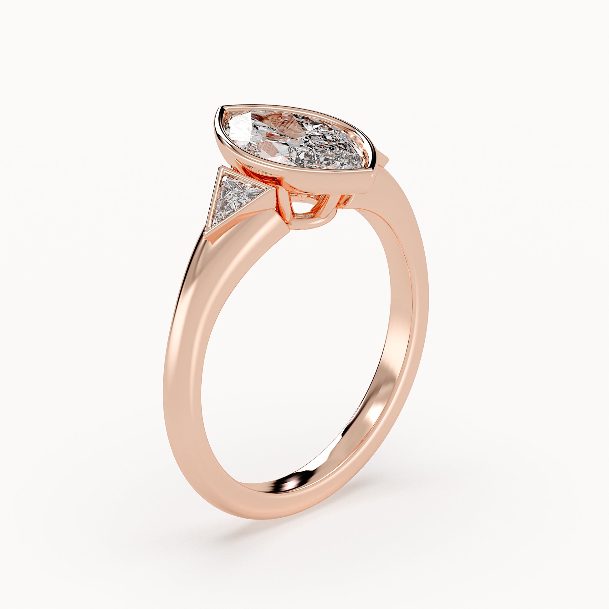 Scarlet - Rose Gold - scarlet-RG-marquise-angle
