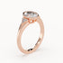 Scarlet - Rose Gold - scarlet-RG-oval-angle