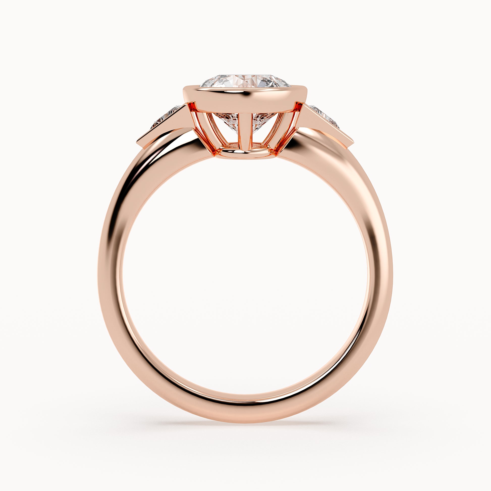 Scarlet - Rose Gold - scarlet-RG-round-front
