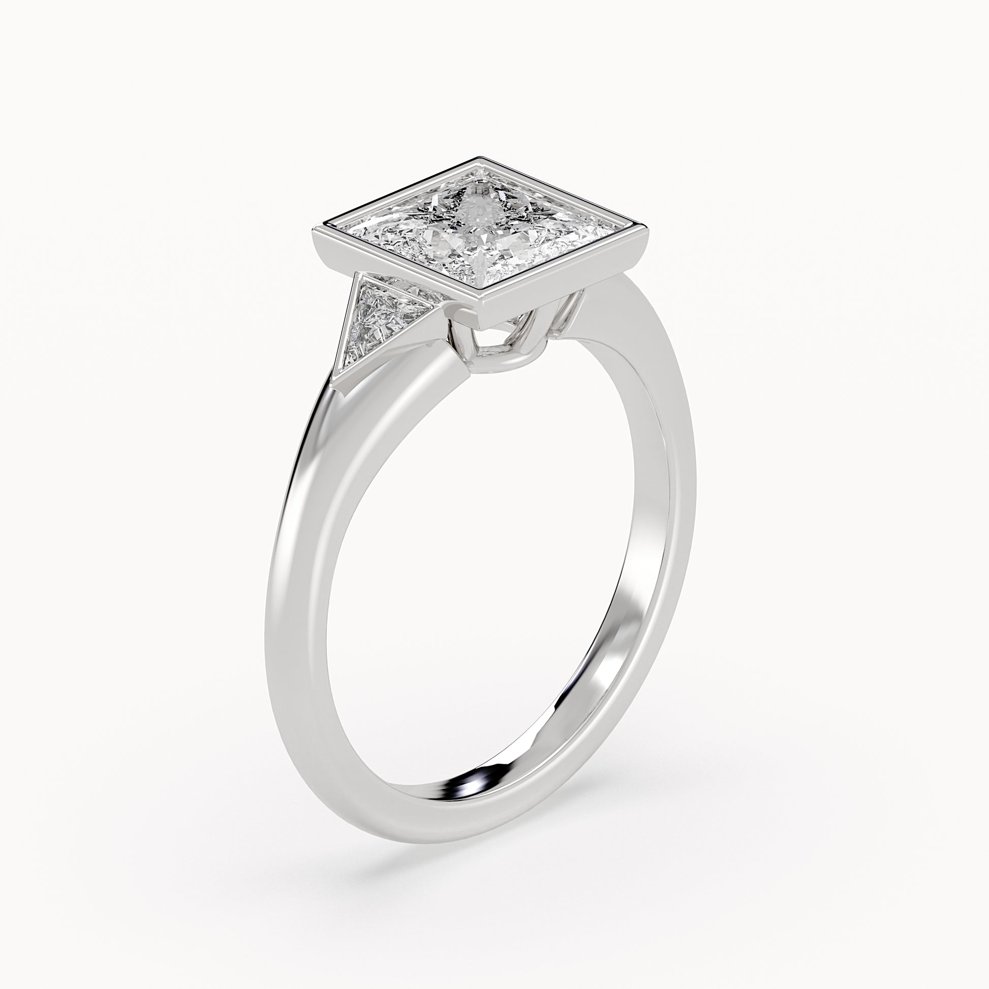 Scarlet - White Gold - scarlet-WG-princess-angle