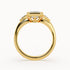 Scarlet - Yellow Gold - scarlet-YG-emerald-front